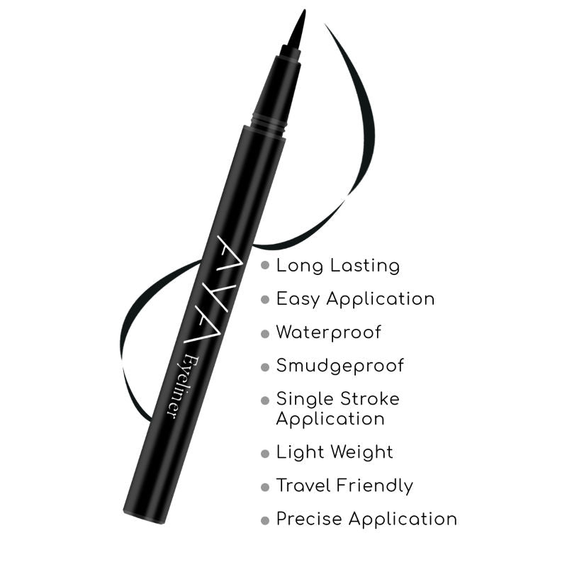 Waterproof Long Lasting Eyeliner - Black