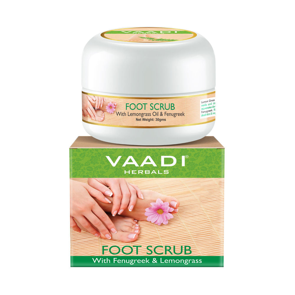 Foot Scrub With Fenugreek & Lemongrass Oil