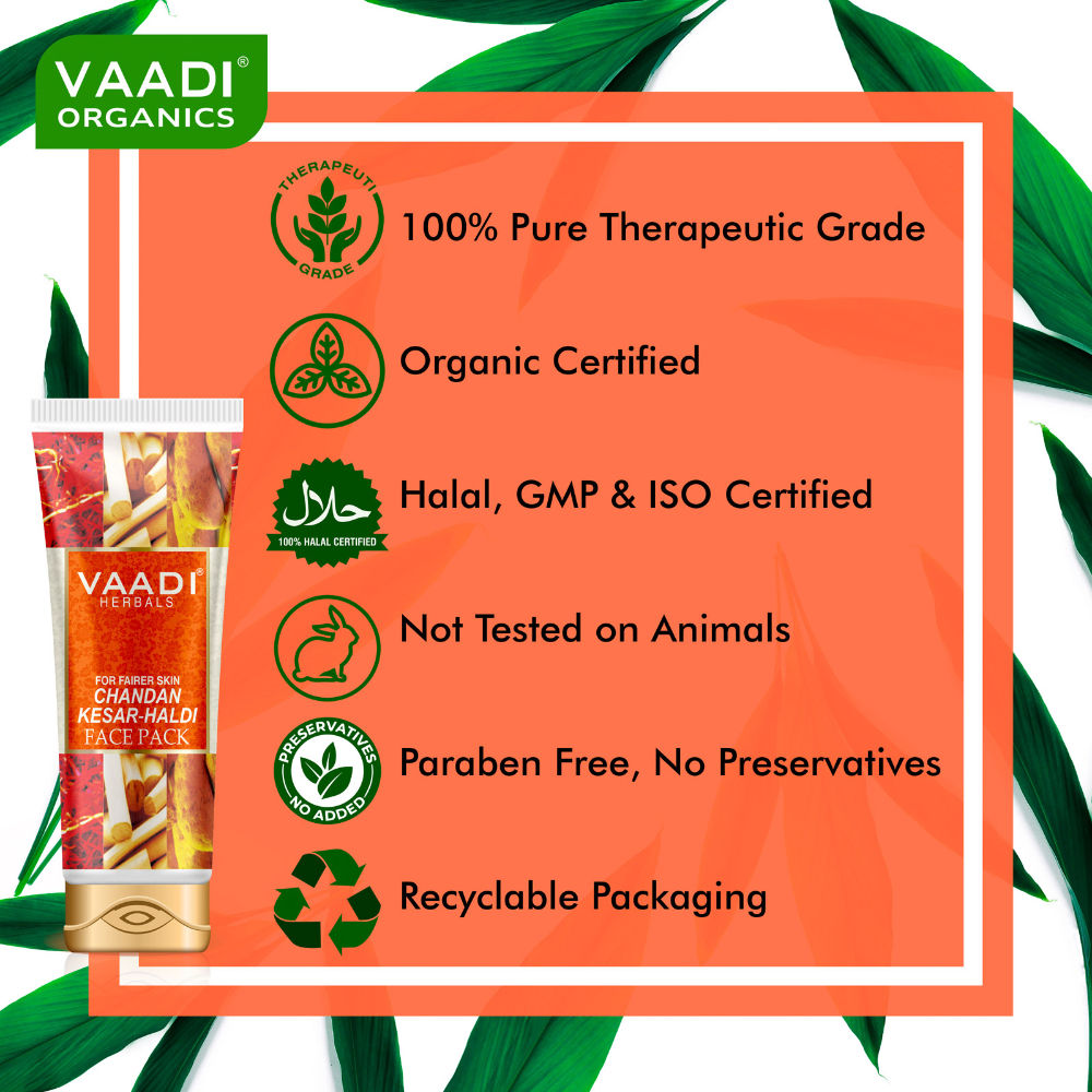 Chandan Kesar Haldi Fairness Face Pack