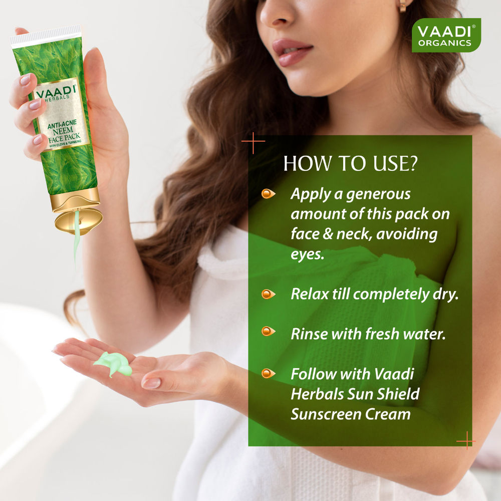 Anti-Acne Neem Face Pack With Clove & Turmeric