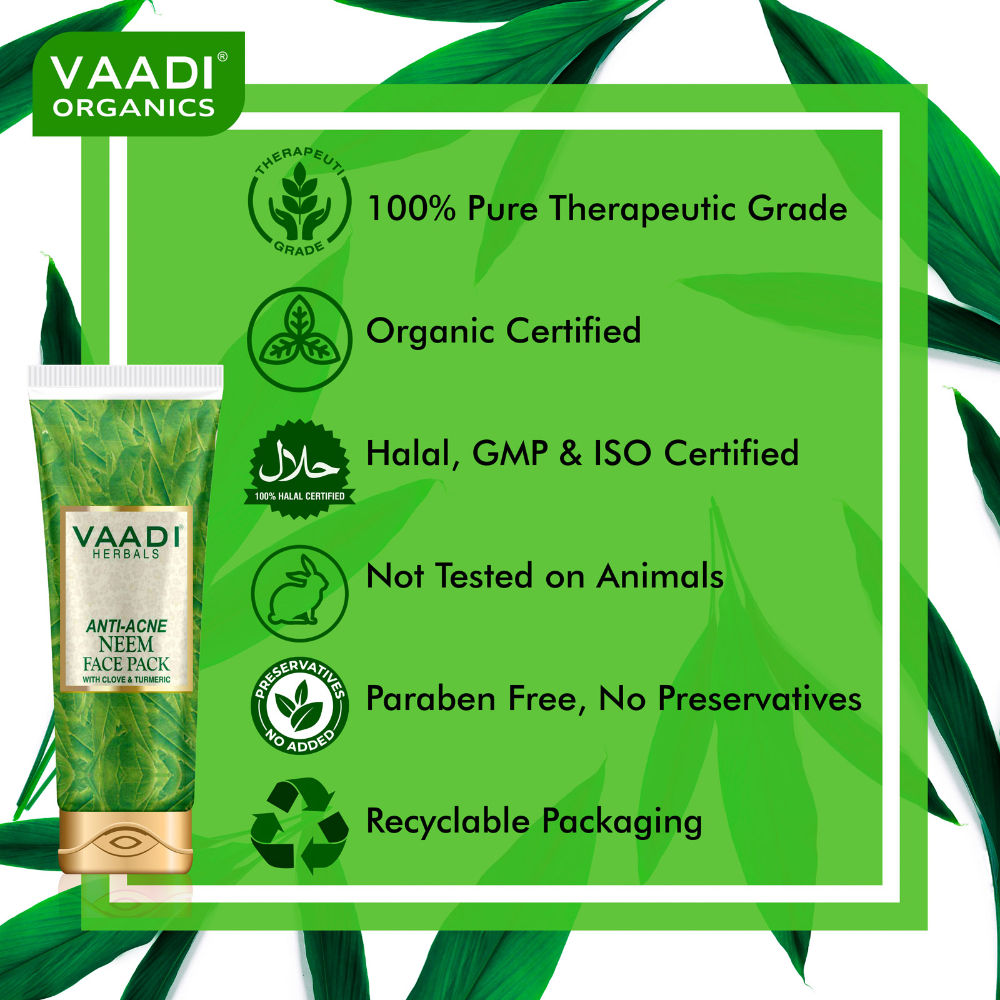 Anti-Acne Neem Face Pack With Clove & Turmeric