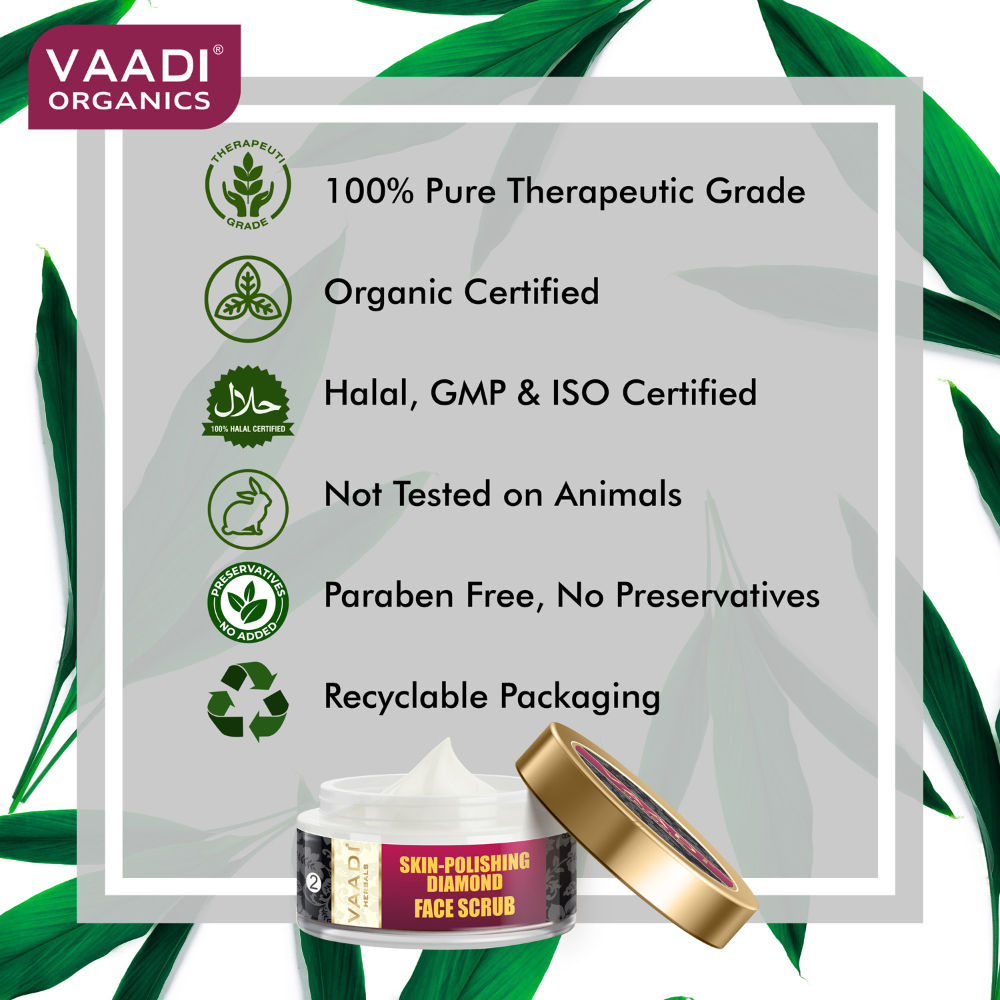 Vaadi Herbal Skin - Polishing Diamond Face Scrub