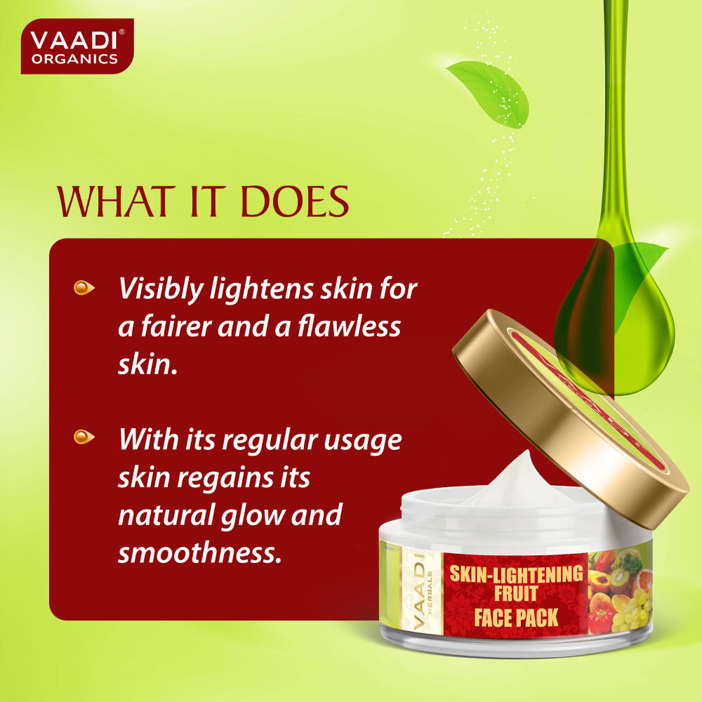 Vaadi Herbal Skin - Lightening Fruit Face Pack