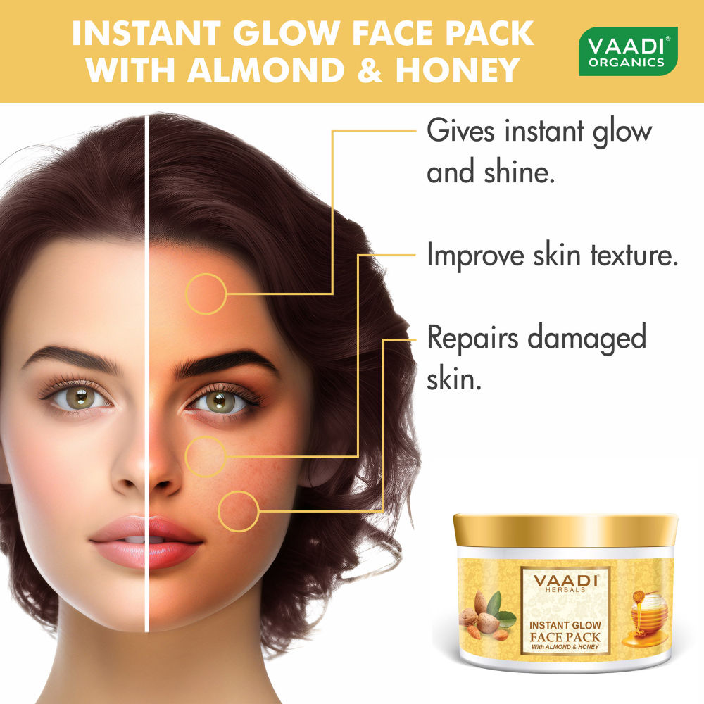 Instant Glow Face Pack With Almond And Honey