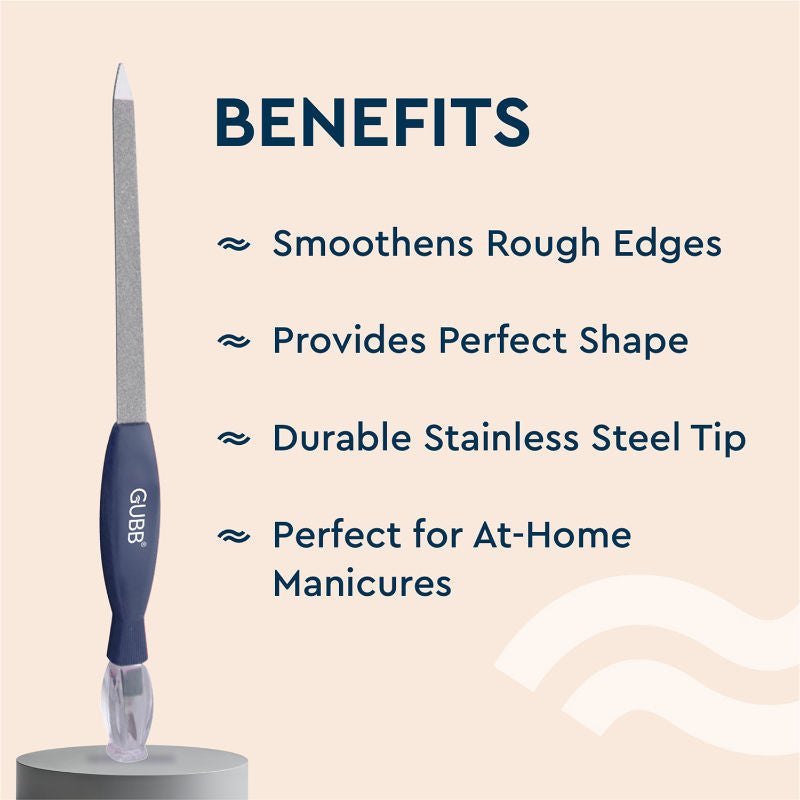 2 In 1 Cuticle Trimmer and Nail File Manicure Tool