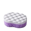 Adult & Baby Bath Sponge For Bathing- Loofah Sponge For Men & Women Purple & White Colour
