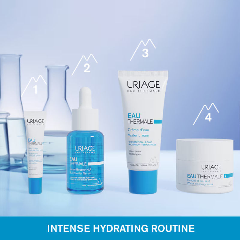 Eau Thermale Hydrating Light Water Face Cream Hyaluronic Acid 24H Hydration, Glow & Soft Skin