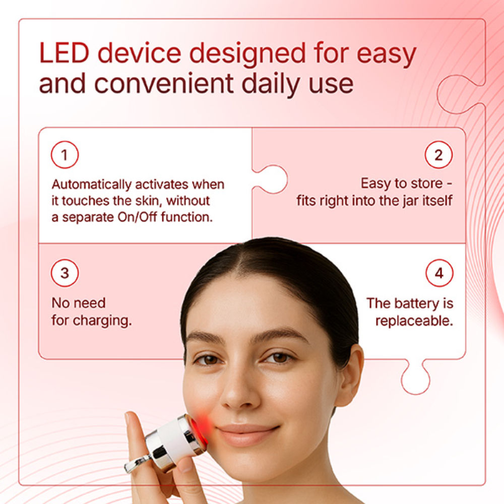 Collagen Bombshell Jelly With Red Led Sonic Booster