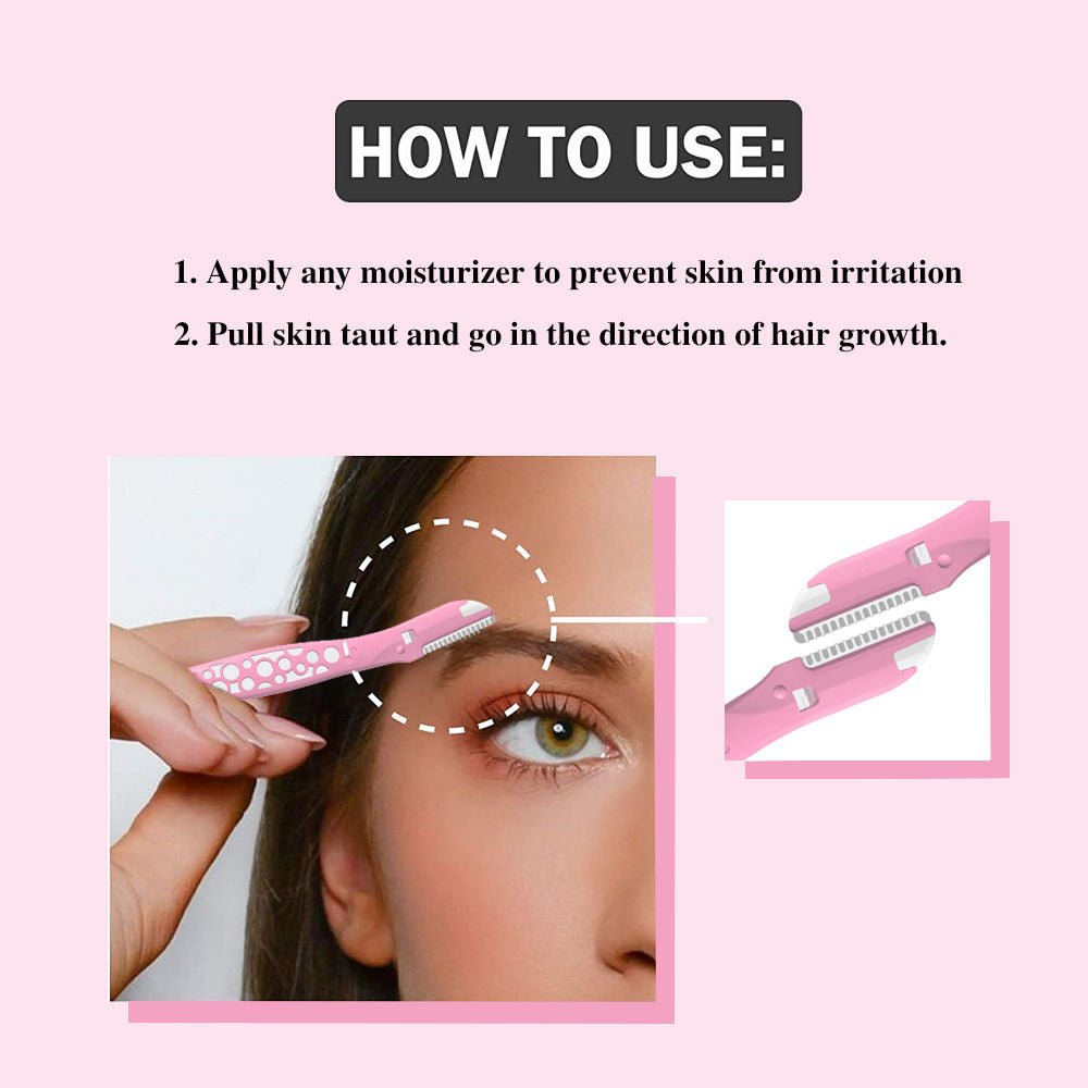 Can Reusable Eyebrow Razor for Women (Single Razor)
