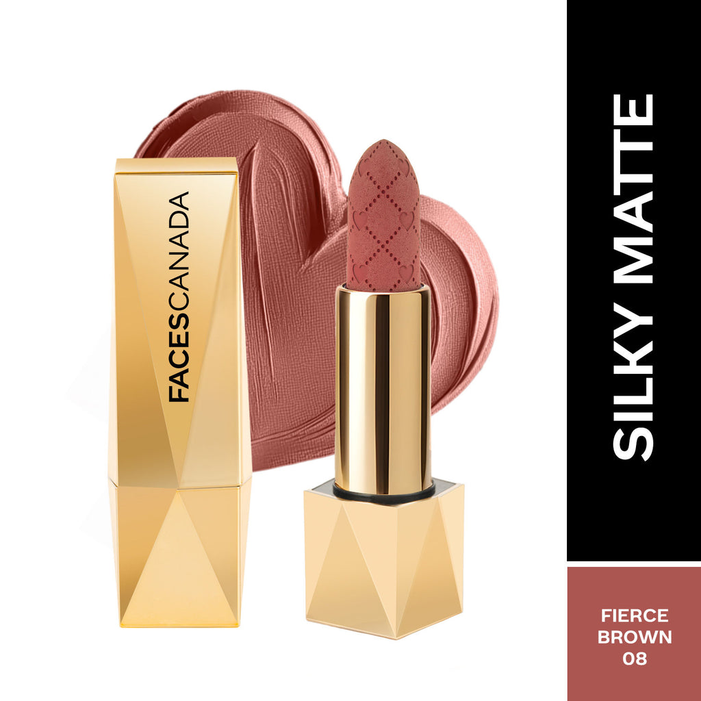 Comfy Silk Obsession Lipstick - Fierce Brown 08
