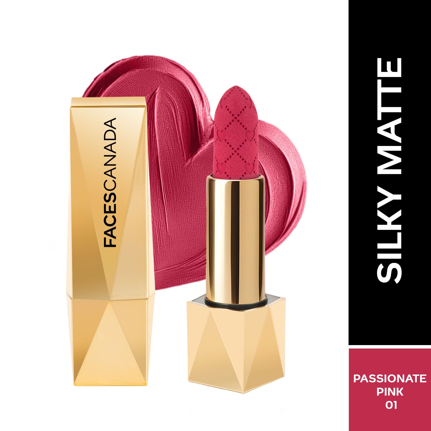 Comfy Silk Obsession Lipstick - Passionate Pink 01