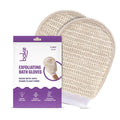 Exfoliating Bath Glove for Dead Skin,Tan Removal, Strawberry Skin, Body Acne & Ingrown Hair
