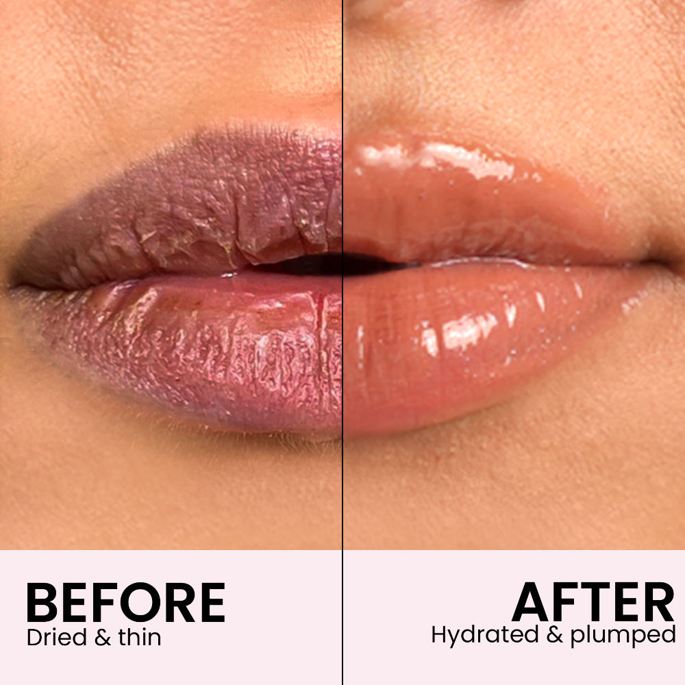 Tinted Lip Balm with Shea Butter & Jojoba Oil Brightens, Moisturizes Dry Lips