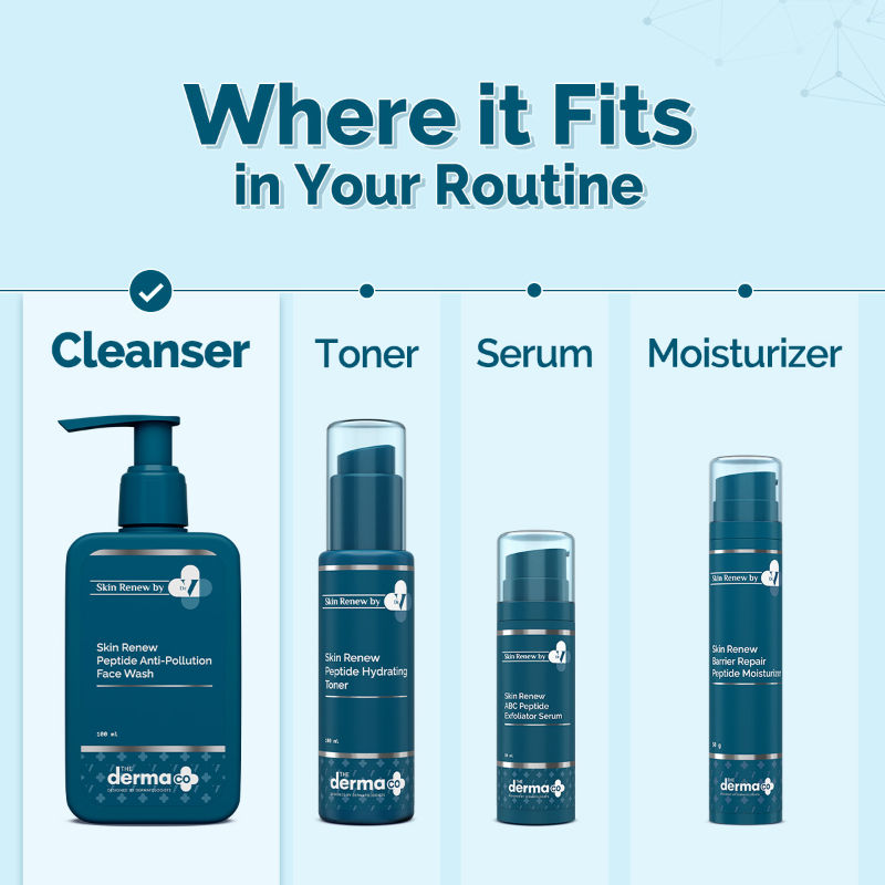 X Dr. V Skin Renew Peptide Anti-Pollution Face wash