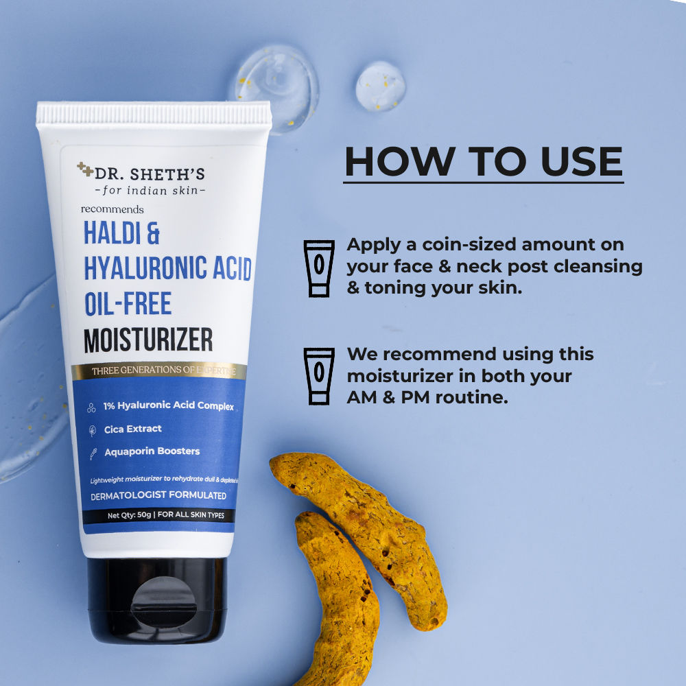 Haldi & Hyaluronic Acid Oil-Free Moisturizer