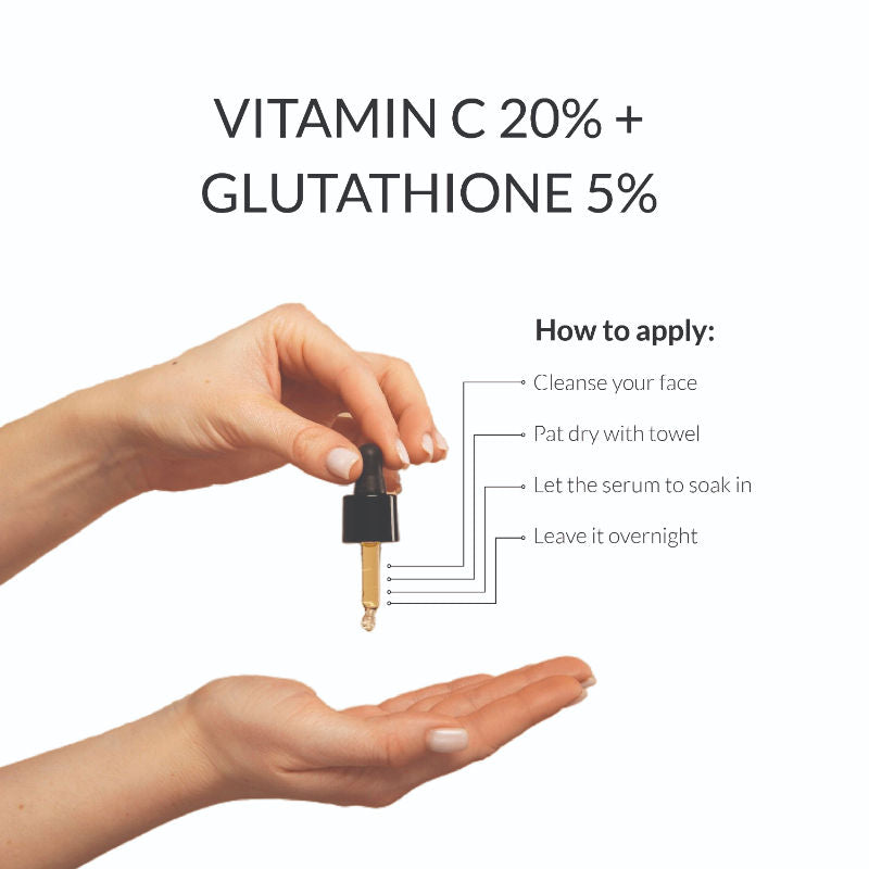20% Vitamin C + 5% Glutathione Face Serum