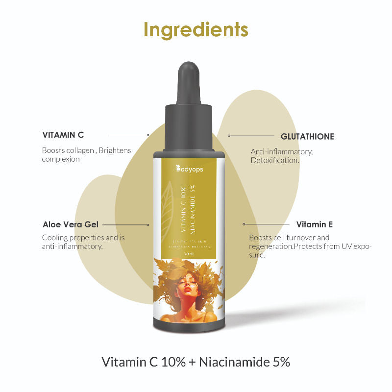 10% Vitamin C + 5% Niacinamide Face Serum