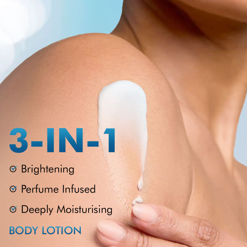 By the Blues Brightening Perfume Body Lotion 5% Niacinamide- Longlasting Aquatic Fragrance