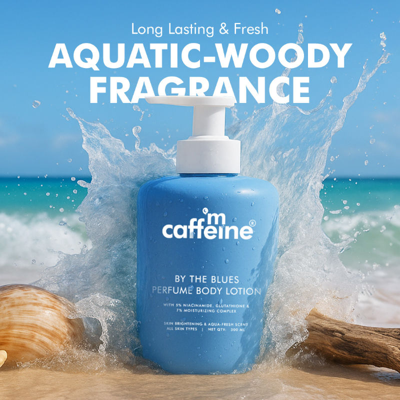 By the Blues Brightening Perfume Body Lotion 5% Niacinamide- Longlasting Aquatic Fragrance
