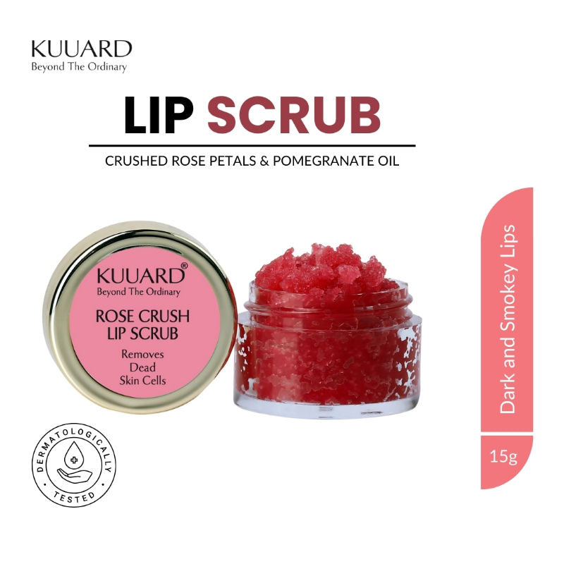 Lip Scrub for Dark & Pigmented Lips, Soft, Smooth & Hydrated Lips