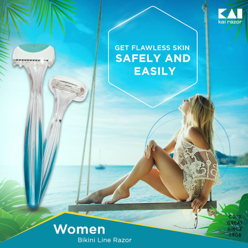 Bikini Line Shave & Trim Reusable Razor for Women
