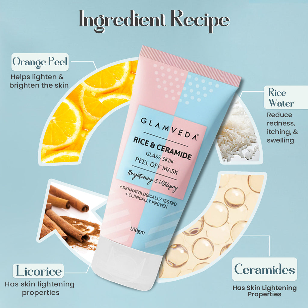 Rice & Ceramide Korean Glass Skin Peel Off Mask