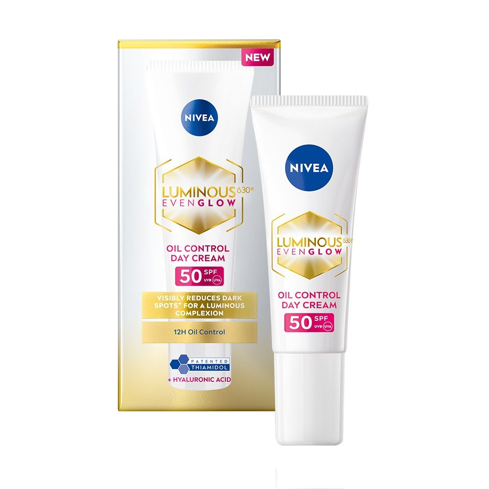 Luminous Even Glow Oil Control Day Cream Spf 50,Thiamidol Uv Protection & Reduces Dark Spots - 10ml