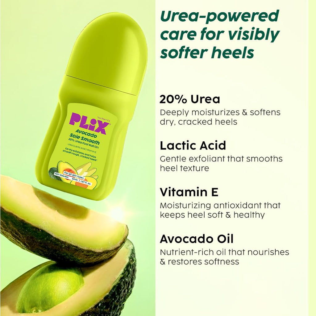 Avocado Sole Smooth Roll-On With 20% Urea