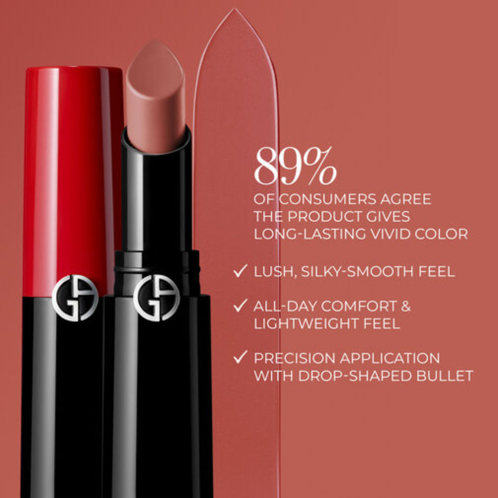 Armani Beauty Lip Power Longwear Satin Lipstick