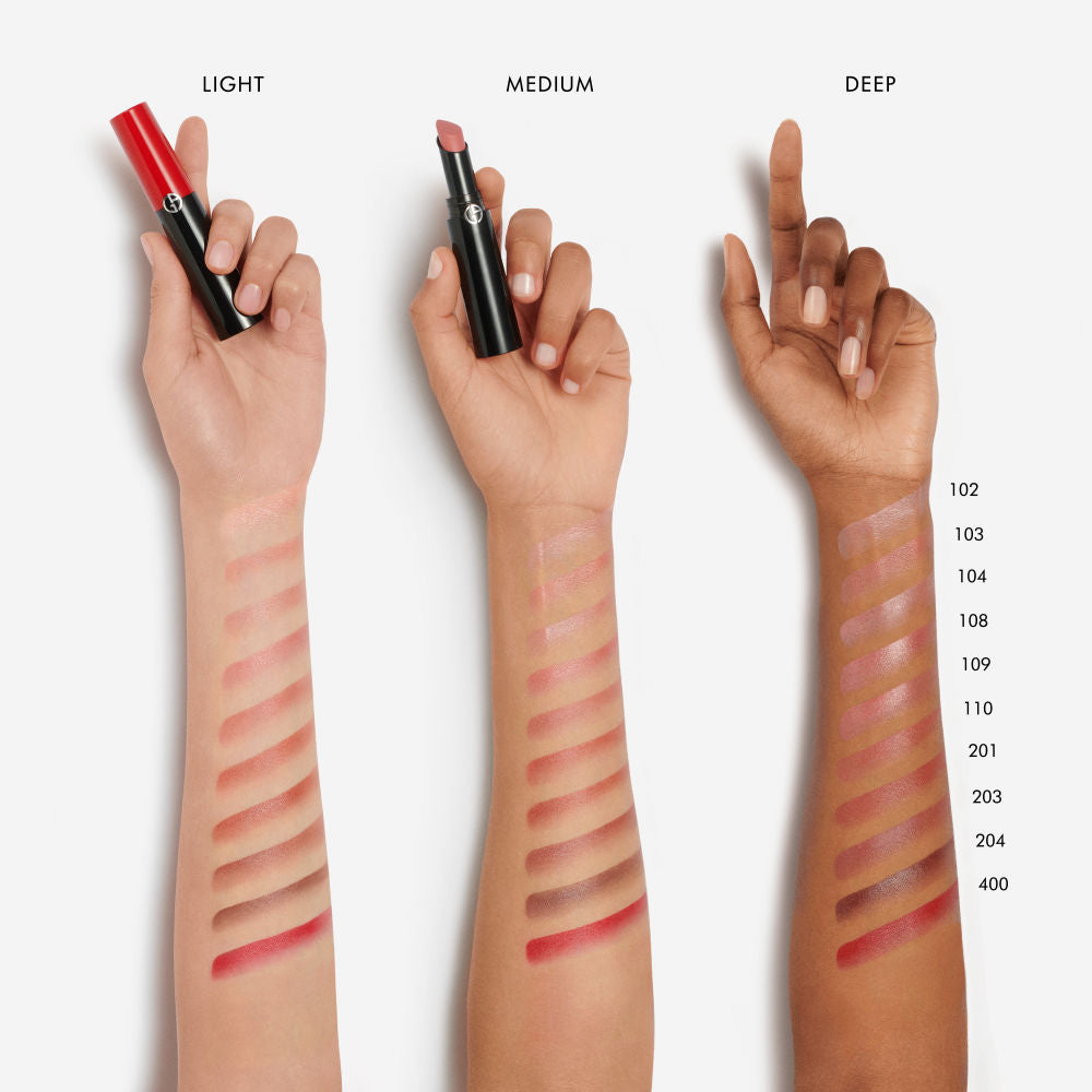 Armani Beauty Lip Power Longwear Satin Lipstick