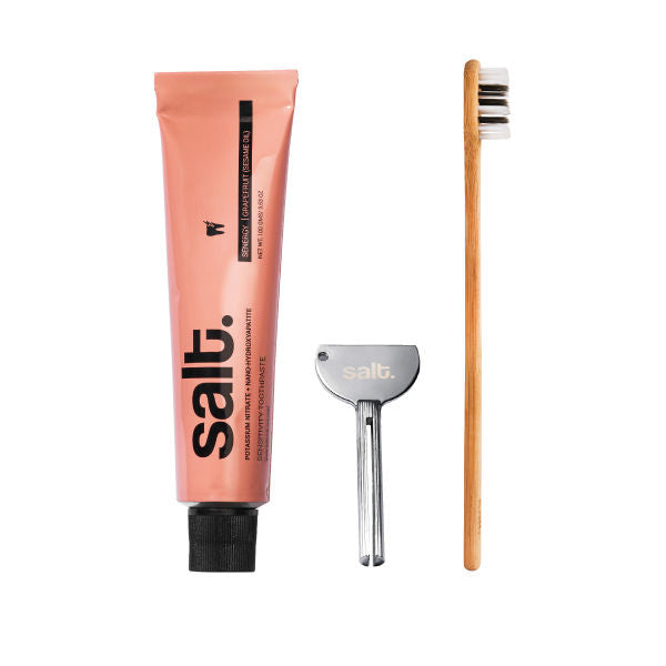 Senergy Sensitivity Toothpaste + Squeezer Key + Eden Toothbrush