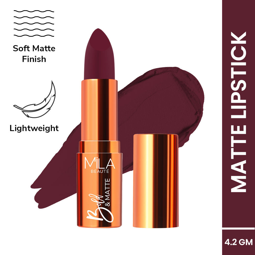 Bold & Matte Long Lasting Highly Pigmented Lipstick - Cherry Bomb