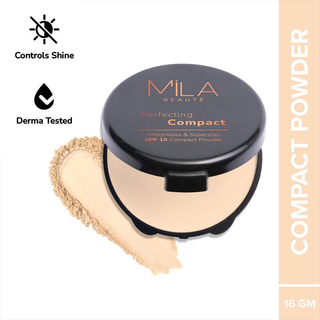 Superstay Natural Matte Finish Perfecting Compact Powder with SPF 15 - Pure Beige