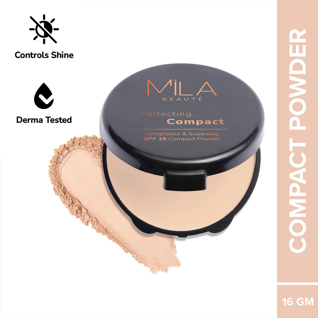 Superstay Natural Matte Finish Perfecting Compact Powder with SPF 15 - Beige