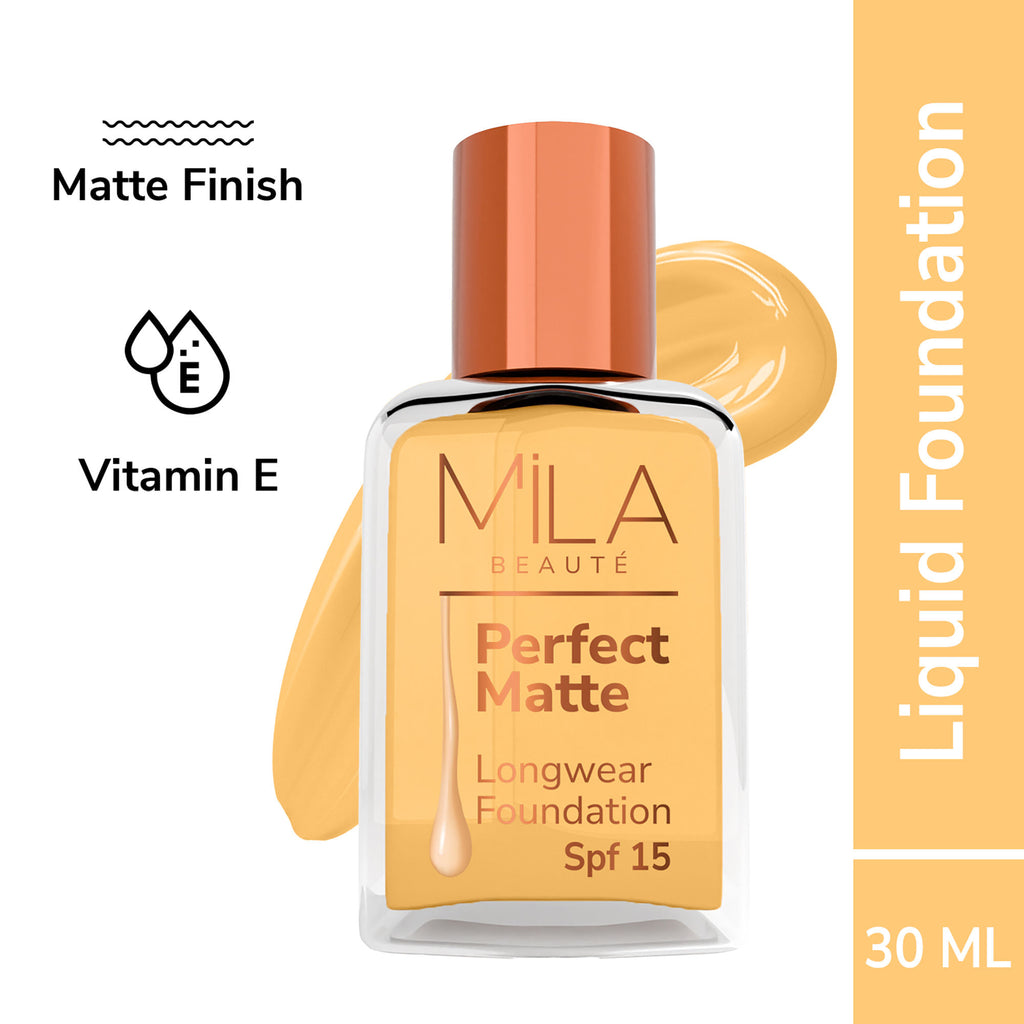 Perfect Matte Longwear Foundation with SPF 15 & Oil Control Formula - Natural