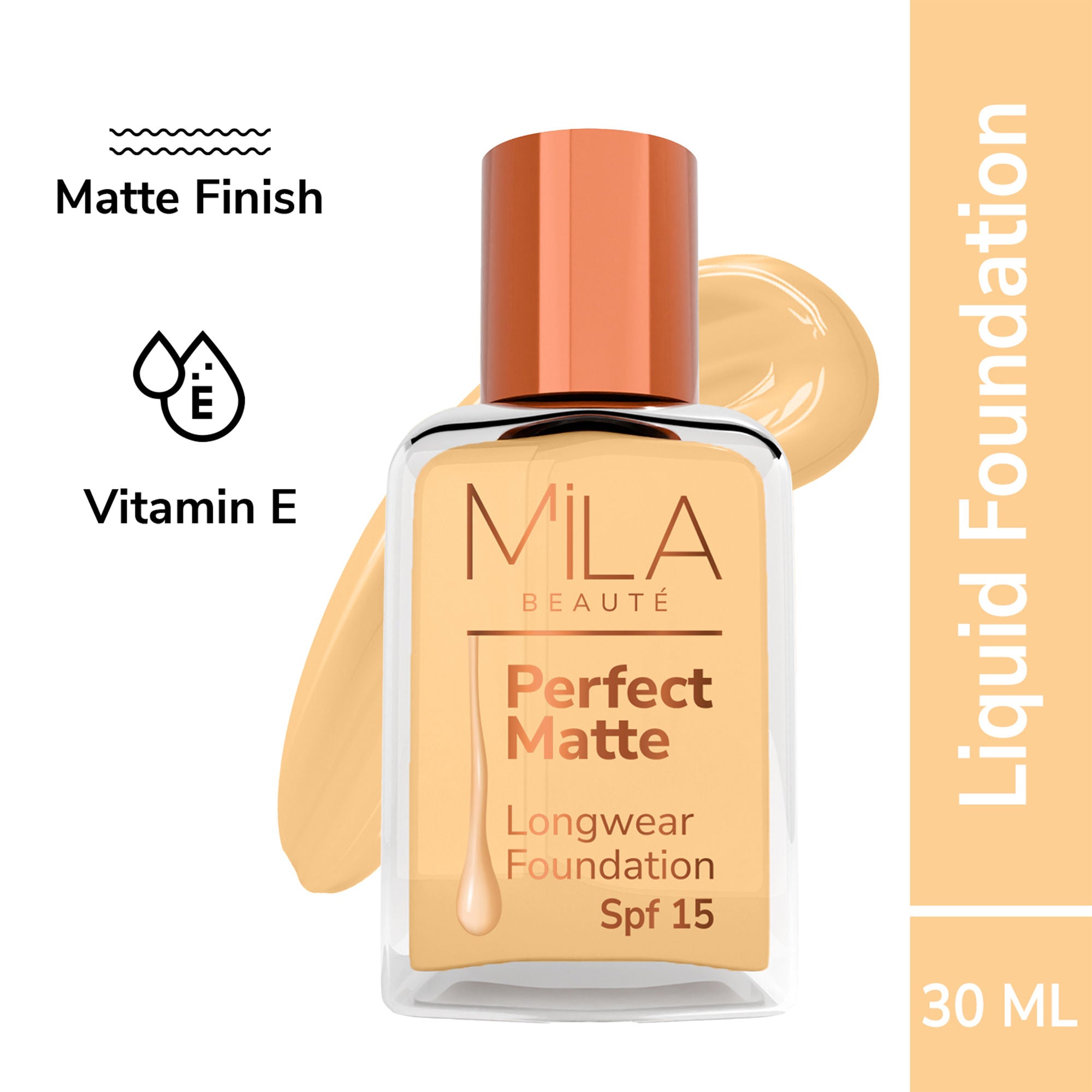 Perfect Matte Longwear Foundation with SPF 15 & Oil Control Formula