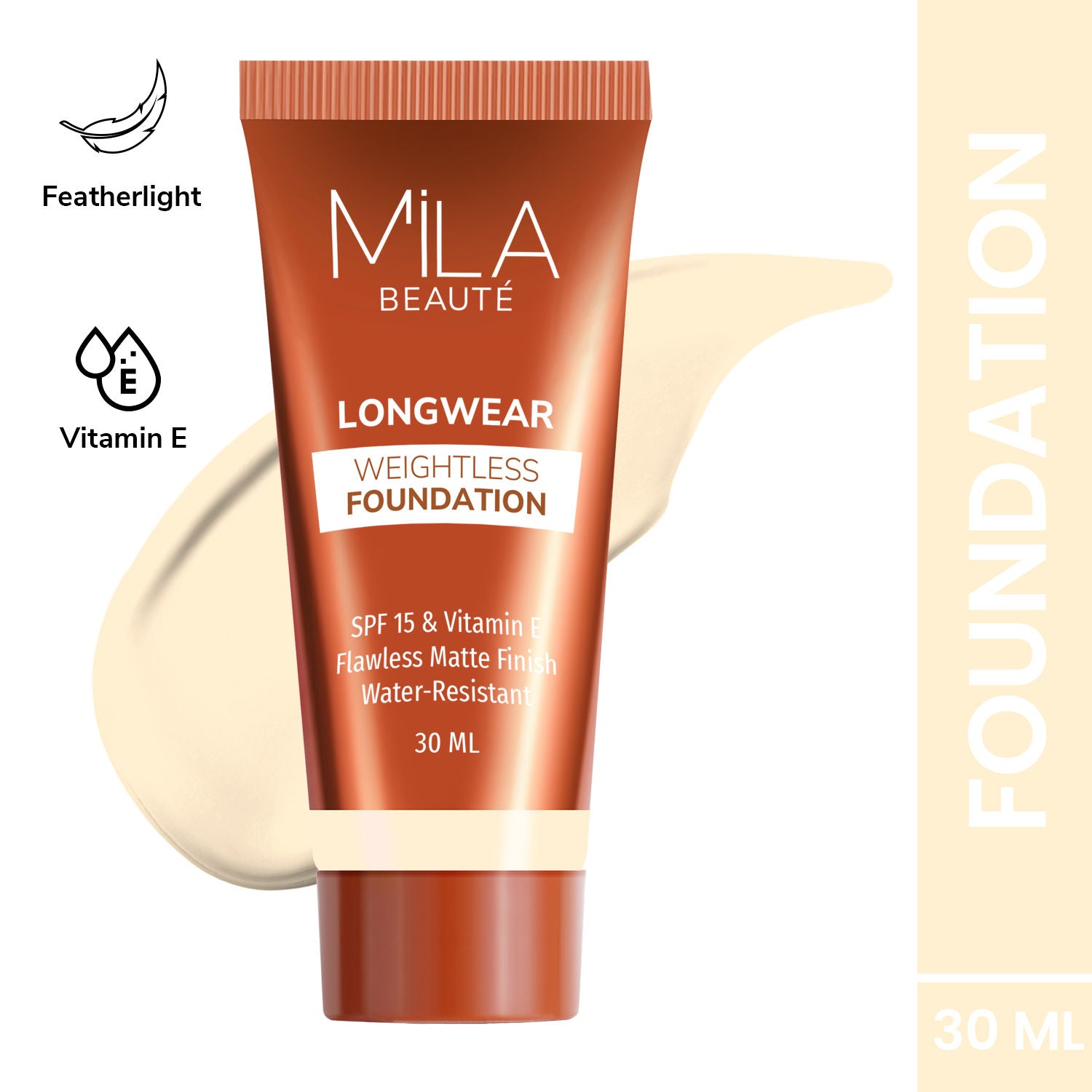 Longwear Weightless Matte Finish Foundation with SPF 15 - Classic Ivory