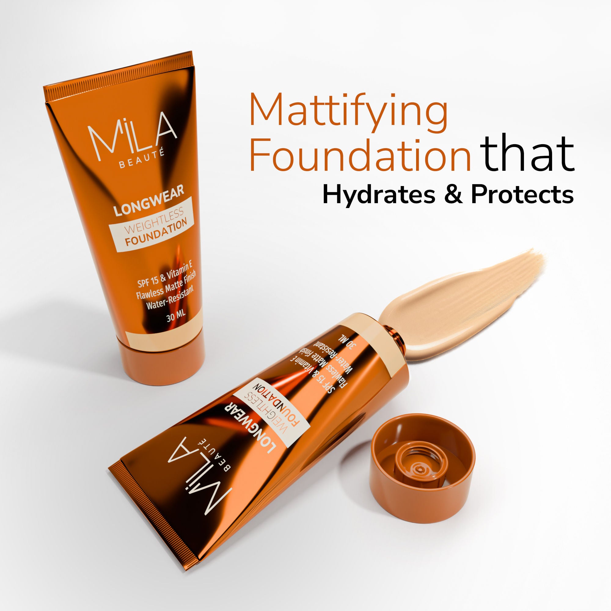 Longwear Weightless Matte Finish Foundation with SPF 15