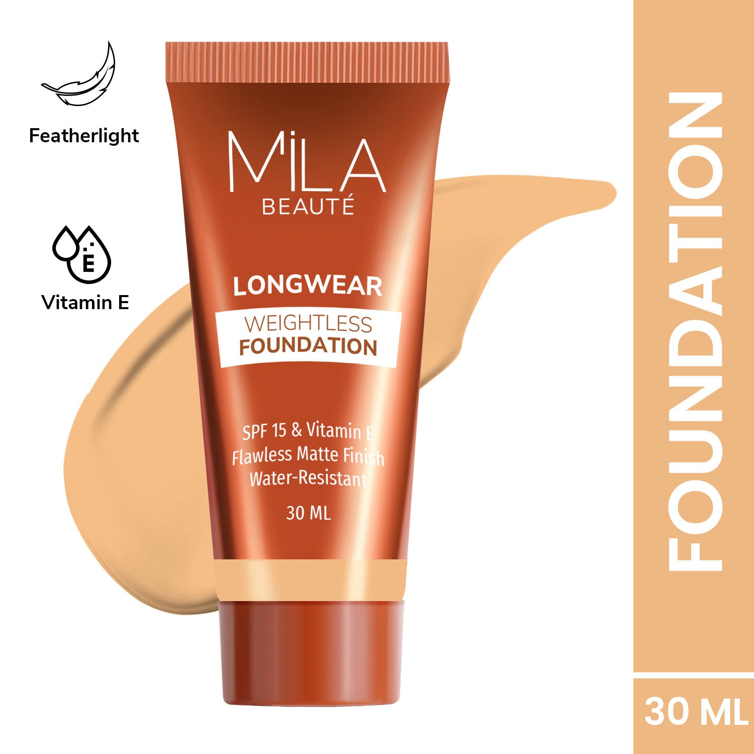 Longwear Weightless Matte Finish Foundation with SPF 15 - Natural Buff