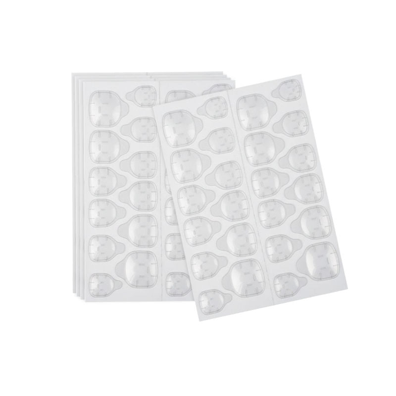 Nail Glue Tabs For Press-On, Stick-On Extensions & Fake Nails Adhesive Jelly Sticker 5 Sheets