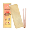 Wax Strips Hair Waxing for Full Body Facial Hair Removal - Free Wooden Stick Knife Applicators
