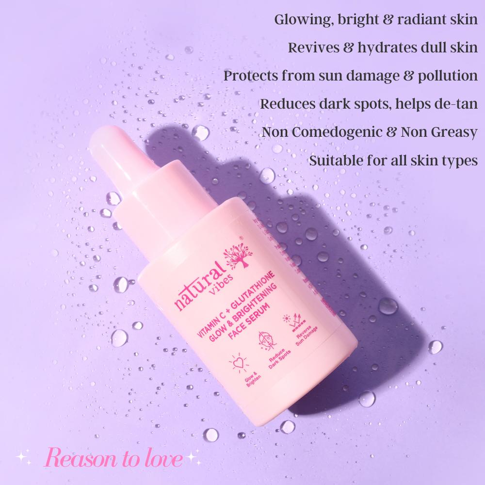 Vitamin C + Glutathione Glow & Brightening Face Serum