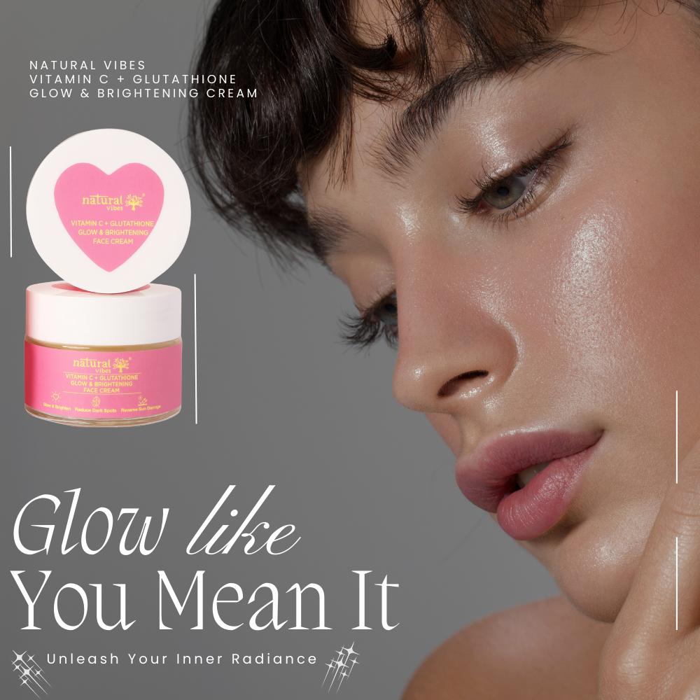 Vitamin C + Glutathione Glow & Brightening Face Cream