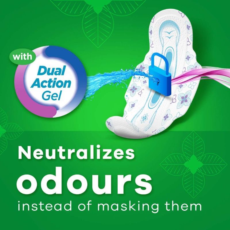 Day & Night Sanitary Pads with dry topsheet - 100 Ultra Clean XL+ 44 Bindazzz Night XL+ Pads