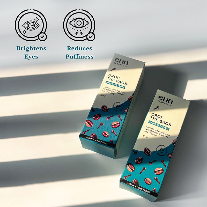 Under Eye Serum For Dark Circle, Wrinkles & Puffiness Reduction With Caffeine & Clove Oil