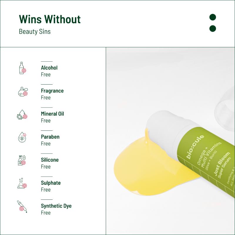 Just Bloom Super Serum With Omega & Multivitamins