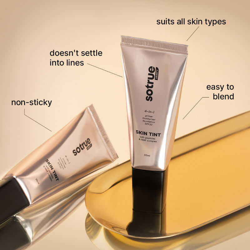 4-In-1 Skin Tint Moisturiser, Primer & Foundation with SPF 30