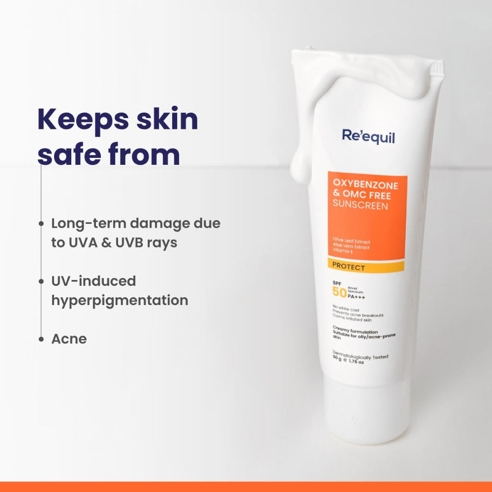 Oxybenzone And Omc Free Sunscreen SPF 50 PA+++