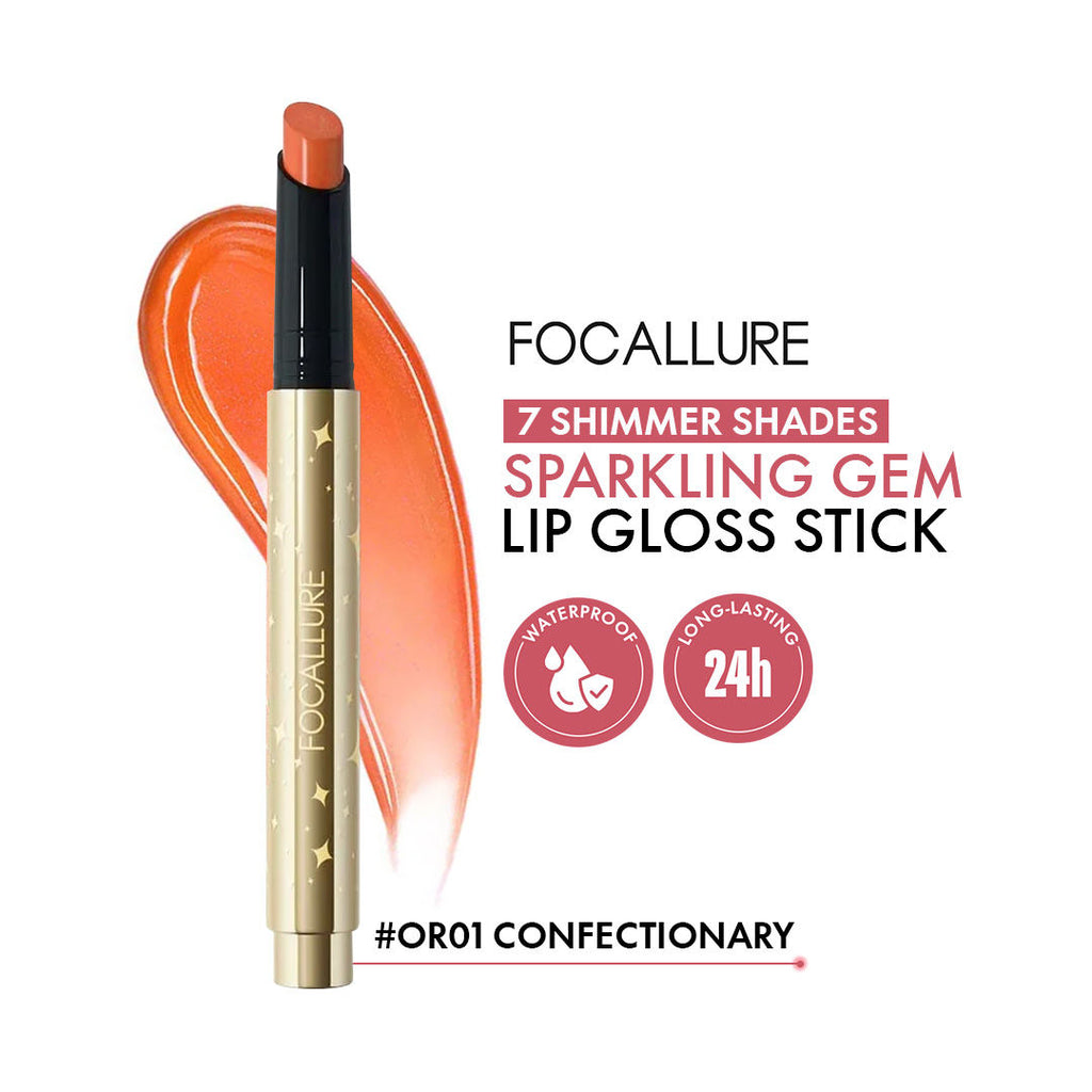 FA-L17 Sparkling Gem Lip Gloss Stick - Confectionary