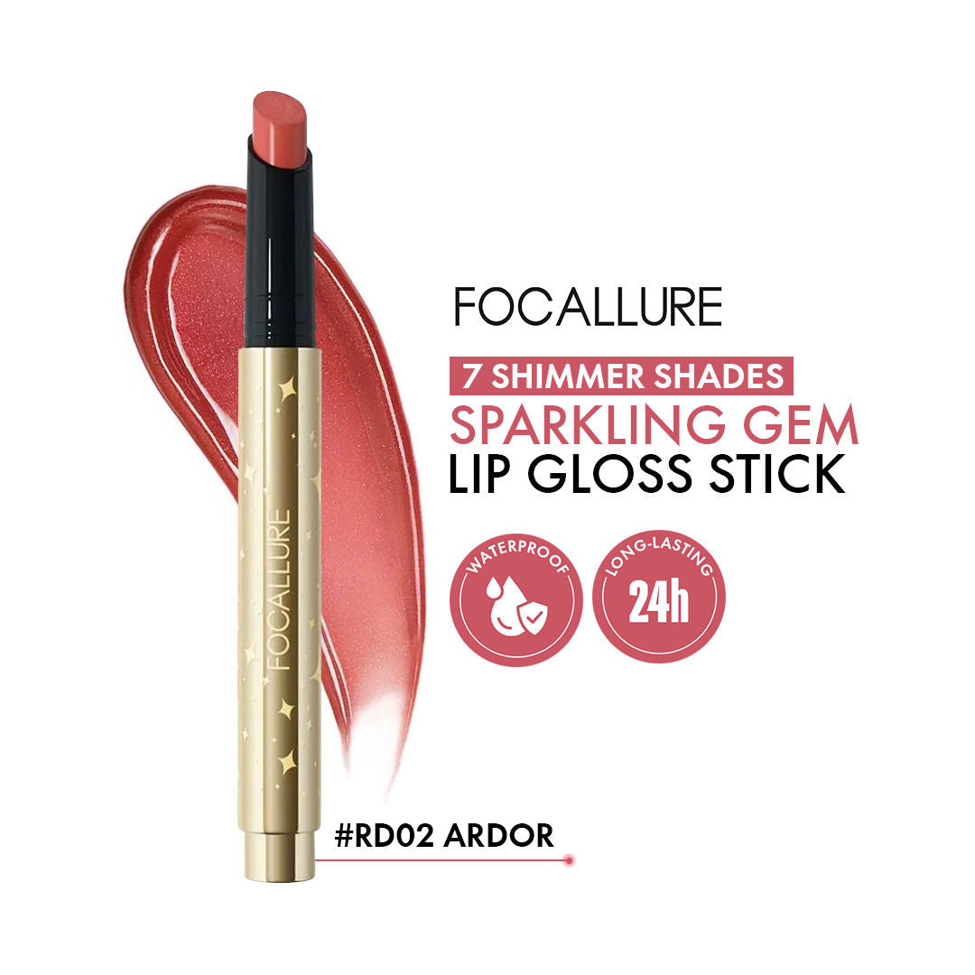 FA-L17 Sparkling Gem Lip Gloss Stick - Ardor